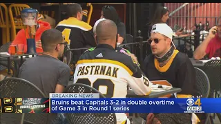 Bruins Fans Fill Restaurants Ahead Of Playoff Game