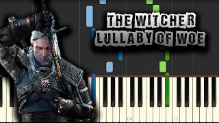 The Witcher 3 - Lullaby of Woe - [Piano Tutorial] (Synthesia) (Download MIDI + PDF Scores)