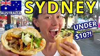 SYDNEY CHEAP EATS under $10 Challenge! SYDNEY 2024