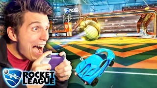 Ich spiele zum ersten Mal ROCKET LEAGUE