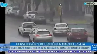 Persecución y detención en Mar Del Plata #noticias #argentinisimasatelital