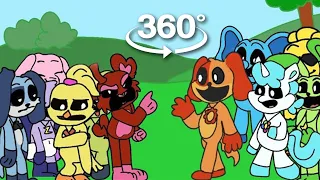 Frowning critters meet Smiling critters and there reaction 😃🌈 360° VR Animation