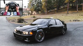 800HP BMW E39 M5 - The Legend | Forza Horizon 5 | Steering Wheel Gameplay