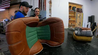 Custom Upholstery Installation.