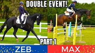 DOUBLE EVENT VLOG PART 1 | MY TOP HORSE IS BACK EVENTING! || VLOG 108