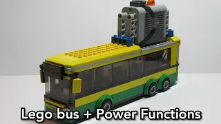 Lego City 60154 bus + Power Functions 8293 MOC