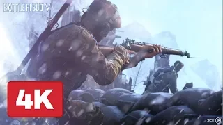 Battlefield 5: Sniper and Ground Combat Gameplay at 4K 60fps - E3 2018