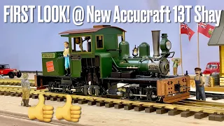 Casselman ON: FIRST (& DETAILED) look at Accucraft’s new 13T Shay! (like/subscribe/comment/share)