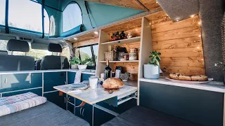 STUNNING VOLKSWAGEN T5 CONVERSION   |  🚐 SELF-BUILD Off-grid Van Conversion