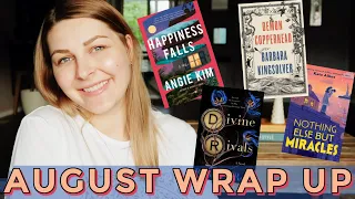 AUGUST READING WRAP UP // new releases and hyped books