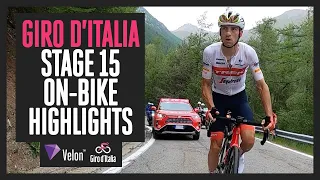 Giro d'Italia 2022: Stage 15 On-Bike Highlights