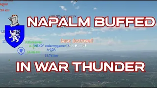 Napalm Buffed In War Thunder