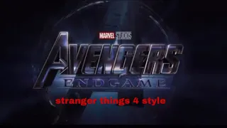 Avengers: Endgame with Stranger Things 4 music