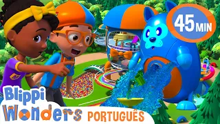 O Melhor Parquinho | Blippi Brasil | Desenhos Animados Educativos