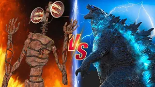 SIREN HEAD vs Godzilla - Epic Battle | Funny Animation