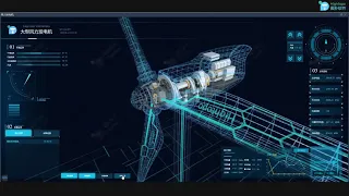 Digital Twin In Wind Industry 3D simulates turbines