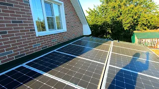 Grid Solar Power Plant for a Private House with a capacity of 3150 watts