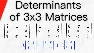 Find the Determinant of a 3x3 Matrix | Class 12