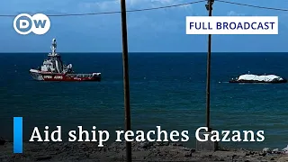 DW News March 16 | Gaza aid ship finally arrives off Gazan coast | Full Broadcast