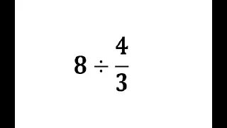 División de un número entero entre una fracción