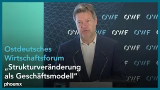 Robert Habeck (B'90/Grüne) beim Ostdeutschen Wirtschaftsforum am 13.06.2022