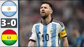 Argentina vs Bolivia 3-0 Extended Highlights & Goals 2023