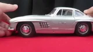 BBurago 1954 Mercedes Benz 300SL Gullwing 1:18 Scale REVIEW