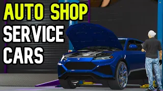 Gta 5 Auto Shop Service Cars  - Auto Shop Customer Cars