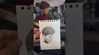 Gifting strangers drawings of themselves *reactions*