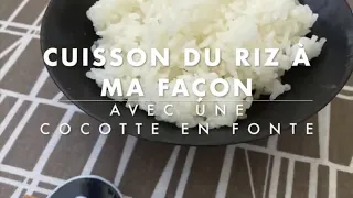 Cuisine japonaise : cuisson du riz avec une cocotte en fonte | temaecuisine