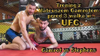 Trening z Mateuszem Gamrotem przed 3 walką w UFC