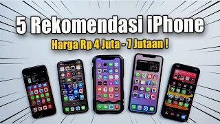 5 Rekomendasi HP iPhone Harga Rp 4 JUTA - 7 JUTAAN di 2023!