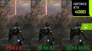 Lords of the Fallen | 1440p FSR 2.2 vs DLSS 3.1 vs DLSS 3.1 Frame Generation Comparison | RTX 4080