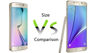 Galaxy S6 Edge vs Galaxy Note 5 - Size Comparison