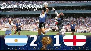 Argentina 2-1 England  "Hand of God goal" (1986 FIFA World Cup) ( ALL GOALS & HIGHLIGHTS )