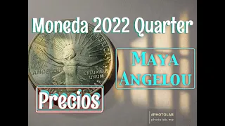 Moneda 2022 Quarter con Errores:  Maya Angelou