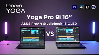 Lenovo Yoga Pro 9i 16" vs ASUS ProArt Studiobook 16 OLED: The Ultimate Showdown.