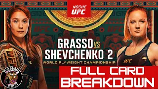 UFC Fight Night - Grasso vs Shevchenko 2 Full Card Breakdown & Predictions
