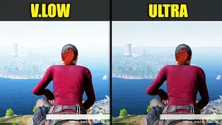 PUBG : Erangel 2 0 | Very Low Vs. Ultra (Graphics Comparison) GTX 1050TI 4GB