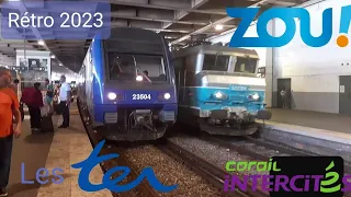 Rétrospective 2023 : Les TER et Corail de la côte d'azur (REGIO2N et 2NNG en BONUS)