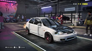 Need For Speed Heat- HONDA CIVIC TYPE-R '00 [MAX BUILD 824 HP]