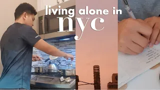 AT HOME VLOG 🏡 What I spend in a MONTH as a 20+ year old living alone in NYC 💰