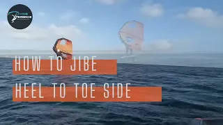 Wingfoil - How to jibe heel to toe side