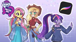 Equestria Girls REDESIGN | Part 1! (Speedpaint)