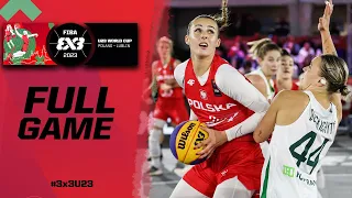 Lithuania 🇱🇹 vs Poland 🇵🇱 | Women | Full Game | FIBA 3x3 U23 World Cup 2023