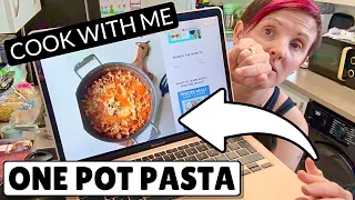 COOK WITH ME | EASY ONE POT FAMILY PASTA DISH | Delicious meal