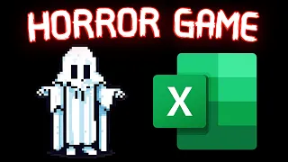 I made a HORROR survival game in EXCEL