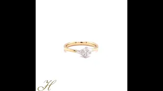 9ct Yellow Gold .50ct Diamond Solitaire Ring