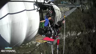 Sochi Skypark Bungy 207m Сочи Скайпарк Банджи 207 метров GoPro video