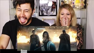 HONEST TRAILERS BATMAN V SUPERMAN reaction by Jaby & Elizabeth Jayne!